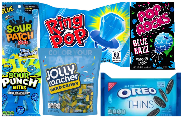 blue snacks
