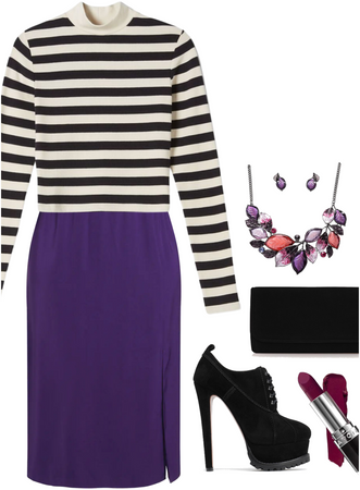 Purple and stripes
