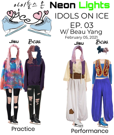Neon Lights (Jisu) & Beau Yang on IDOLS ON ICE EP. 3
