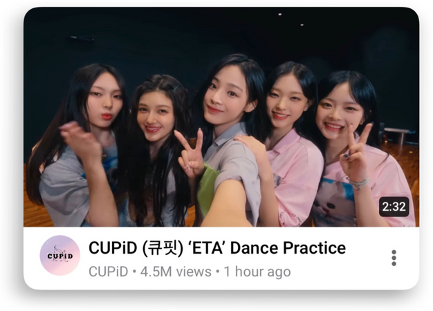 𝗖𝗨𝗣𝗶𝗗 (큐핏) - ‘ETA’ Dance Practice