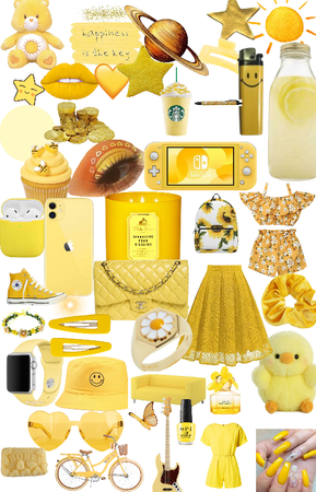 Cute Yellow Astetic Moodbored