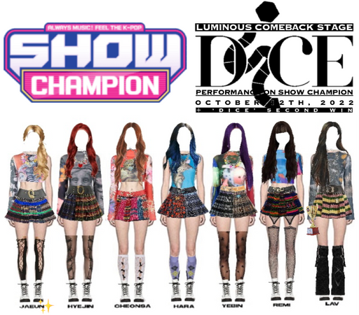 LUMINOUS ‘ENTWURF’ | 20221012 SHOW CHAMPION COMEBACK STAGE | ‘DICE’ + SECOND WIN