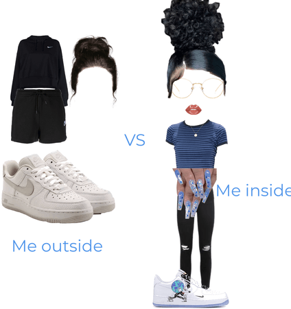 me outside vs me outside