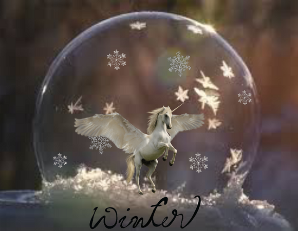 Pegasus Snow Globe