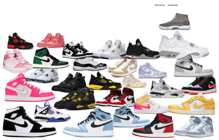 Jordans and Nikes