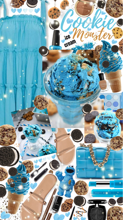 Cookie Monster ice cream
