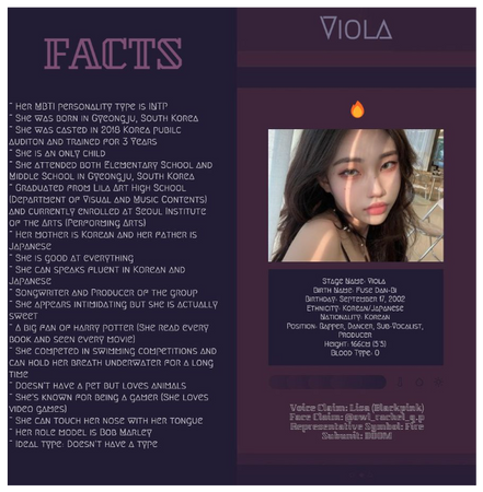 [KOOL] Viola Profile