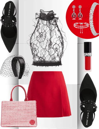 Red Formal Event Outfit