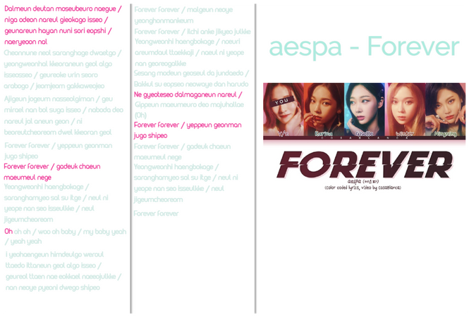 aespa 'Forever' ARA Lines