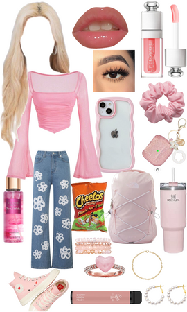 high school pink girl ✨💖