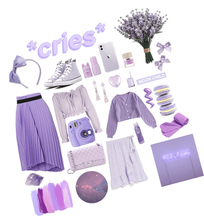 Soft lavender lady