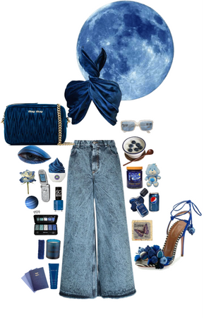 navy blue outfit