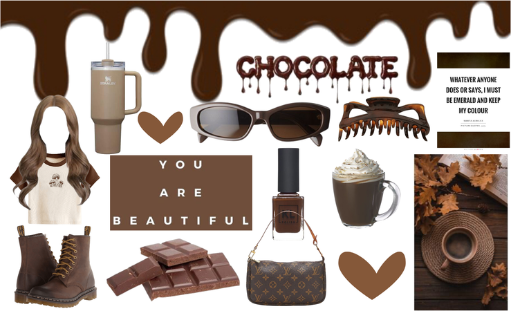 brown/ chocolate