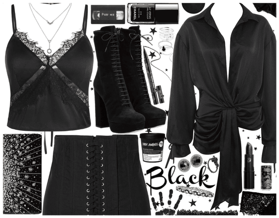 Black: Silk & Lace