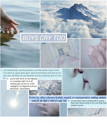 boys cry too.