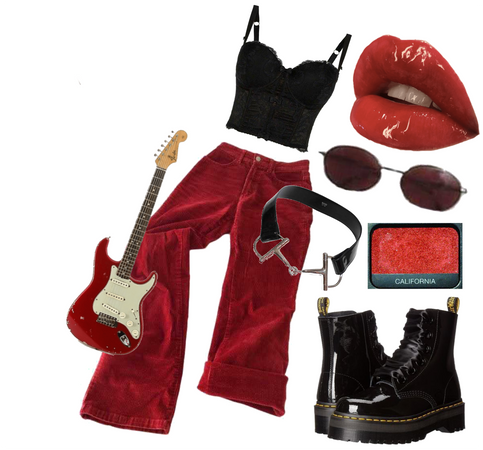 Red Glam Rocker