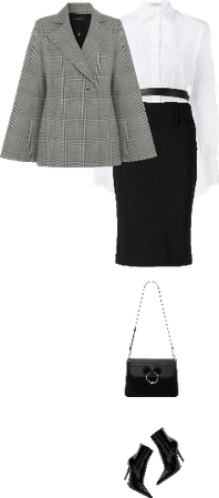 Office outfit: Black - Gray
