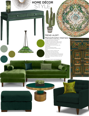 green living room decor🦚