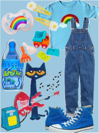 Pete the Cat agereg outfit board