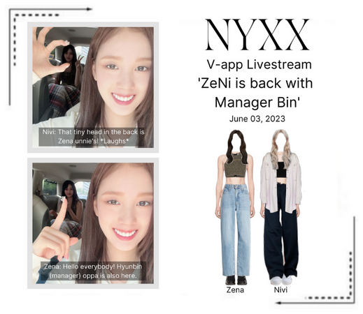 NYXX (닉스) [𝐙𝐄𝐍𝐀+𝐍𝐈𝐕𝐈] V-app Livestream