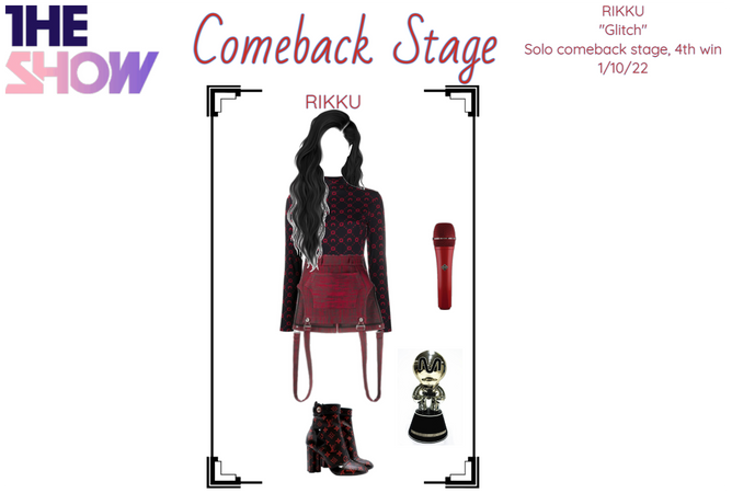 RIKKU glitch solo comeback stage the show