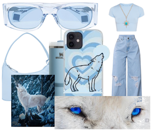 blue wolf outfit