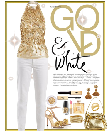 Gold & White