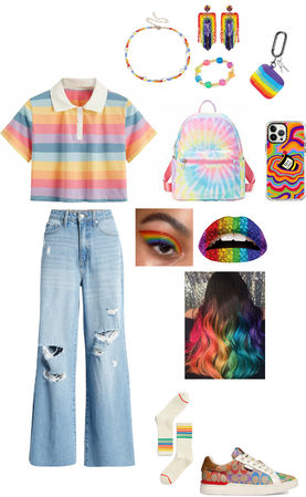 rainbow outfit🌈