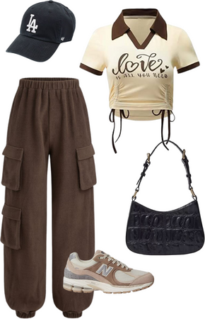 brown casual fit