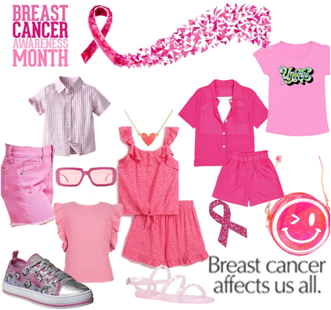 Light Pink Ribbon Breast Cancer Awareness Stud Post Earrings Rhinestones