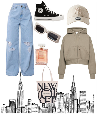 NYC tourist outfit