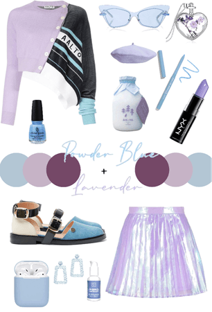Lavender + Powder Blue