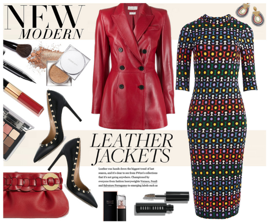 Red fall leather delight