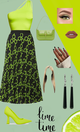 lime and black