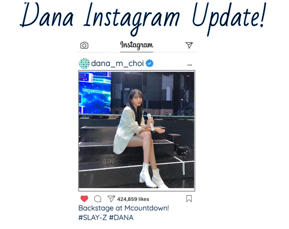 Dana sixth Instagram Update