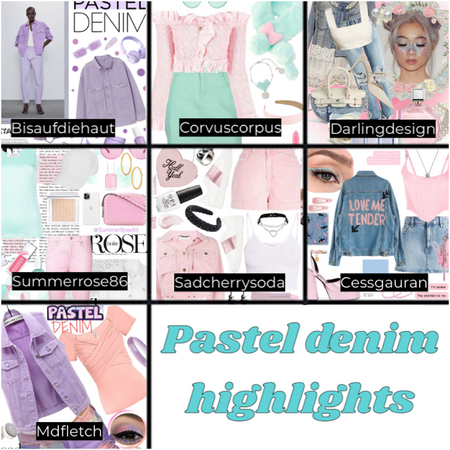 Pastel denim highlights part 1