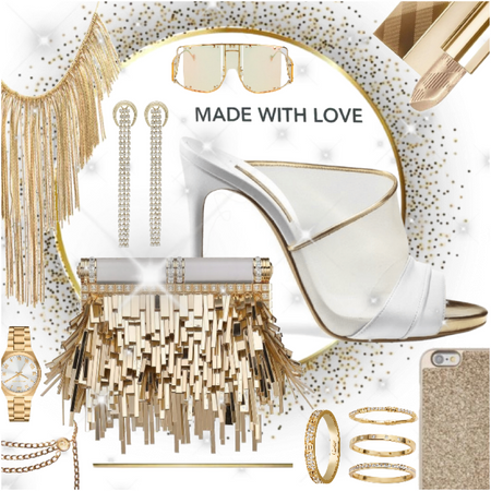 white and gold: made with love