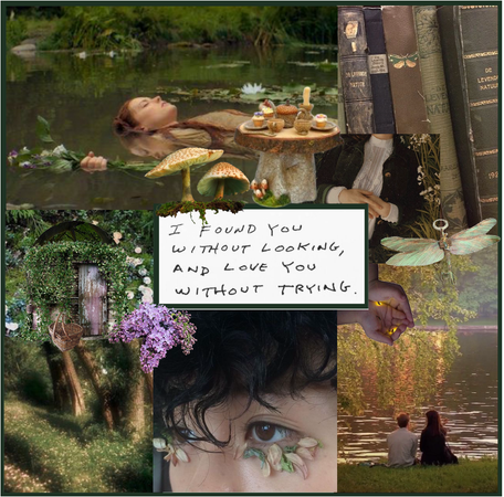 fairy forest moodboard