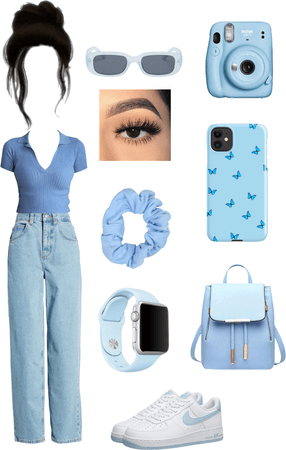 blue women's clothes
