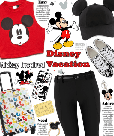 Mickey inspired Disney vacation