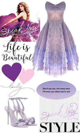 Taylor Swift album inspired outfit: Speak Now