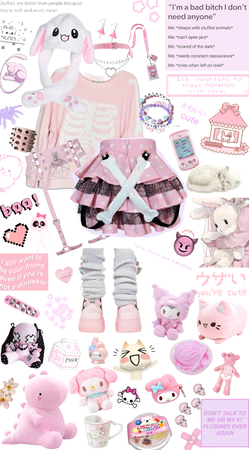 kawaii pastel goth outfit
