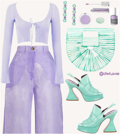 Turquoise + Purple