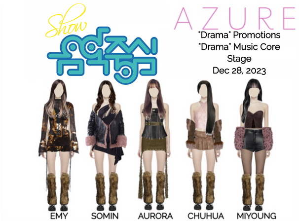 AZURE(하늘빛) "Drama" Music Core Stage