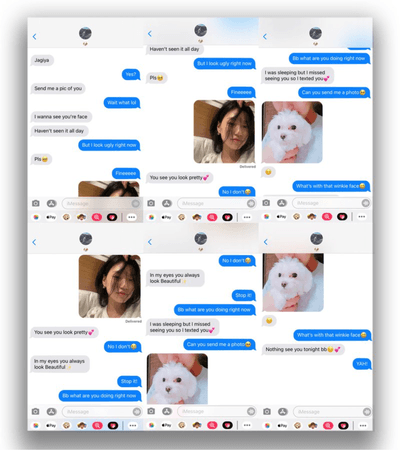 SooJin Kim{수진}Texts with her Lover