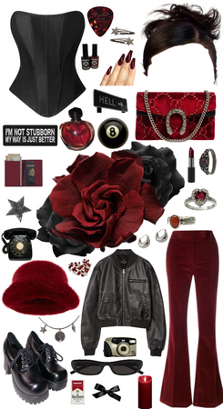Black & Red Roses