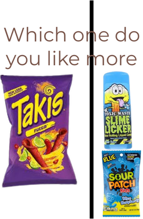 Which one do you like more talkies or Toxic waste sour patch kids