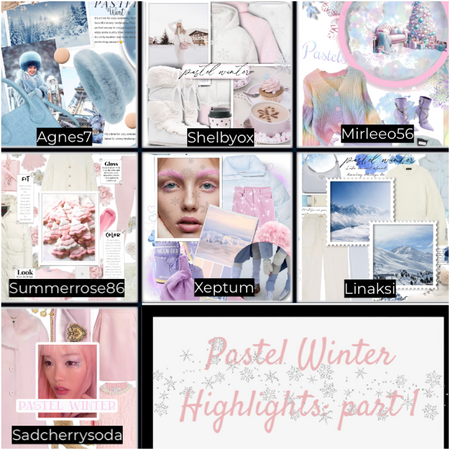 Pastel winter highlights part 1