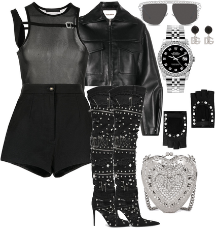 Black on Black Outfit