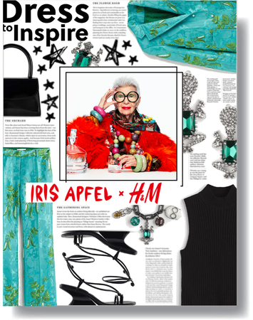 dress to inspire: iris apfel x h&m